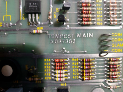 Tempest Arcade Coin-op CPU PCB board repair and upgrade service - new parts !!