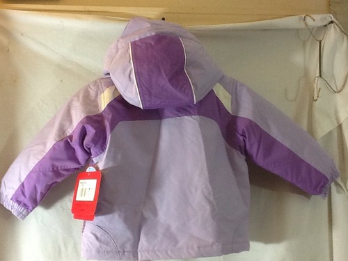 WONDER KIDS Size 2 T Purple Winter Coat With Detachale Lining Water Resistant,