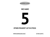 2014 Peugeot 107 1.0 Active 5dr HATCHBACK PETROL Manual