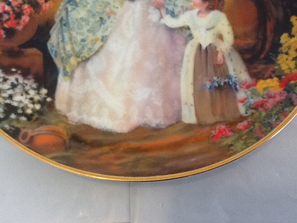 Portraits of American Brides Elizabeth by Rob Sauber #3 Porcelain Plate 3533M
