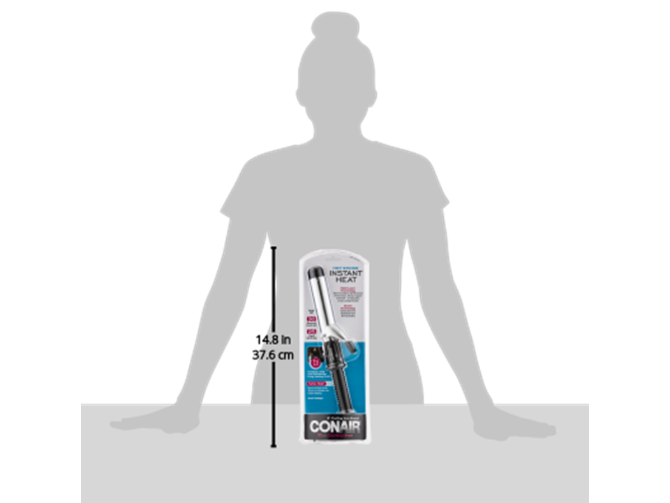 Conair Hot Sticks Curling Iron, Instant Heat, Multi-Layer Barrel, 1 1/4 Inch