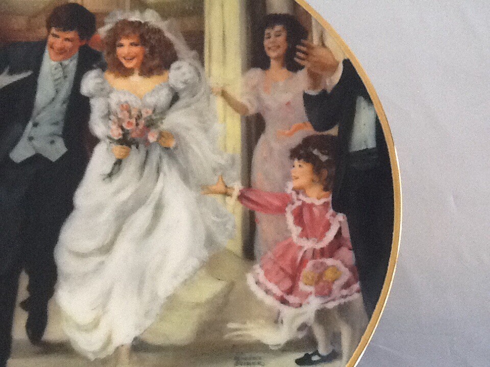Portraits of American Brides Sarah by Rob Sauber (#7) Porcelain Plate PN 1448M