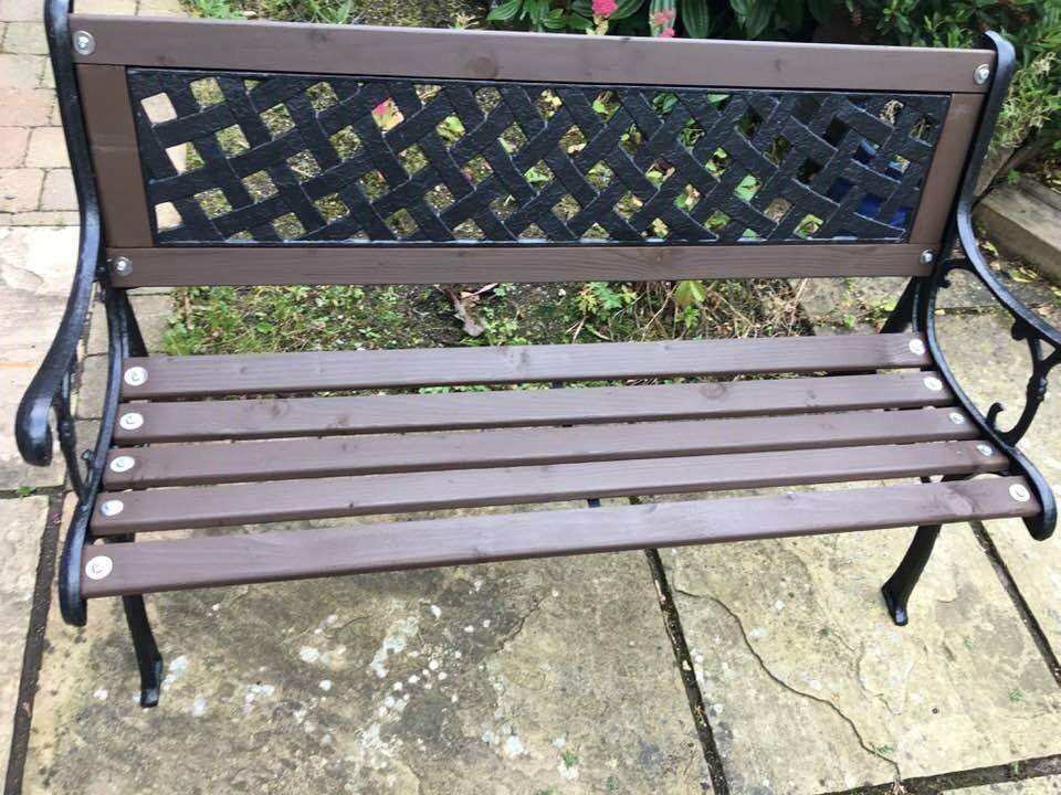 Heavy Duty Cast Iron Garden Bench In Bangor County Down