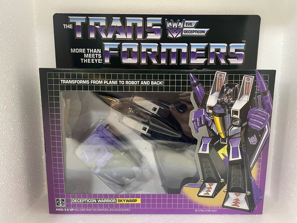 New Transform G1 Skywarp Reissue Action Figure MISB 80's Toy | eBay