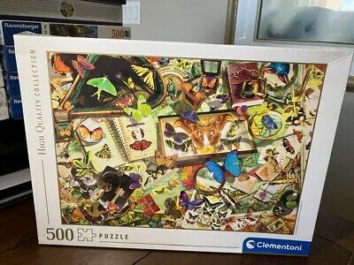 NEW Clementoni * THE BUTTERFLY COLLECTOR * 500 piece Jigsaw Puzzle