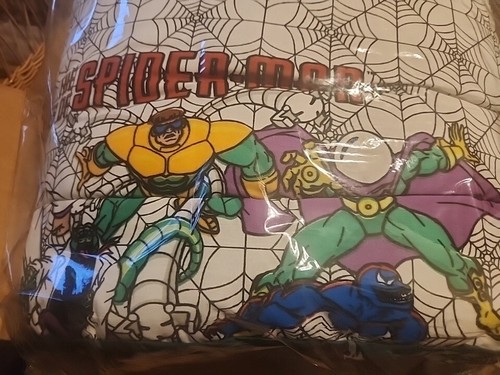 Spider-Man Marvel Comics Comforter Bed Twin Fabric 1995 Vint