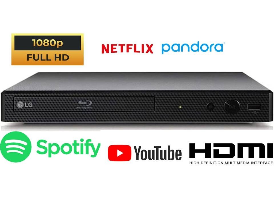 LG BP175 Wired Streaming Blu-ray Disc / DVD Player BP 175