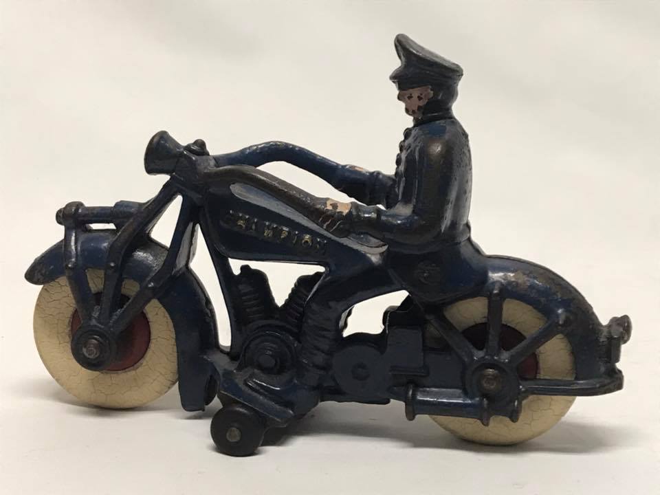 Antique Champion Police Deparment Motorcycle