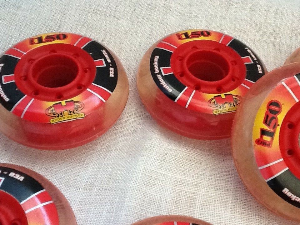 HYPER HOCKEY Inline Replacement Wheels PRO 150 Lot of 8 72mm-83A Unused
