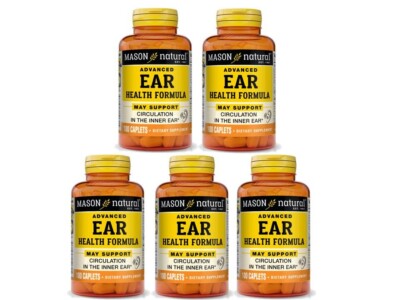 Inner Ringing Tinnitus 5 X 100 = 500 TABLETS ADVANCED EAR HEALTH FORMULA PLUS