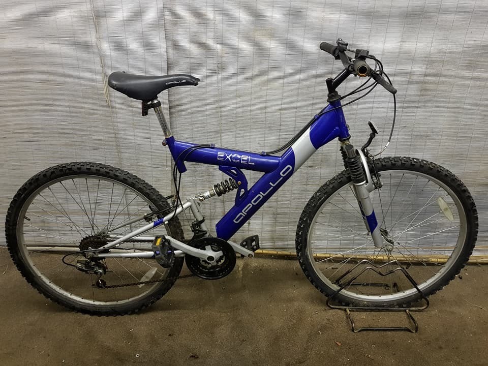 apollo excel full suspension mountain bike