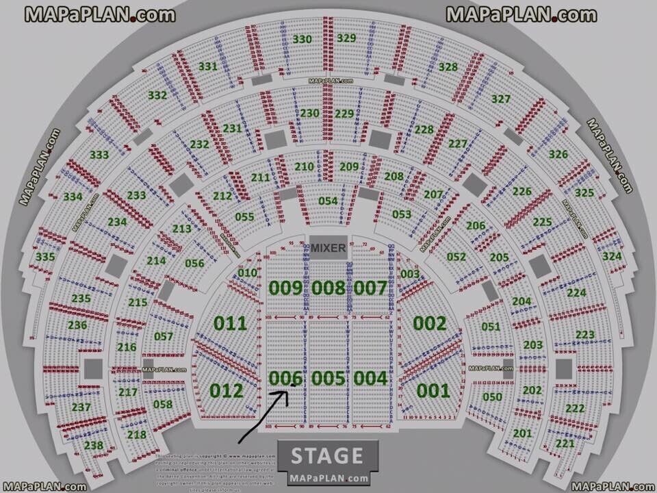 Seating Chart Hydro Glasgow