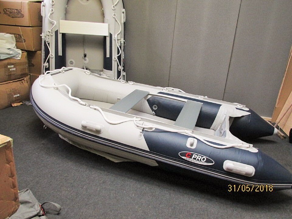 New 3m inflatable boat rib dinghy tender sib air deck v keel dingy like