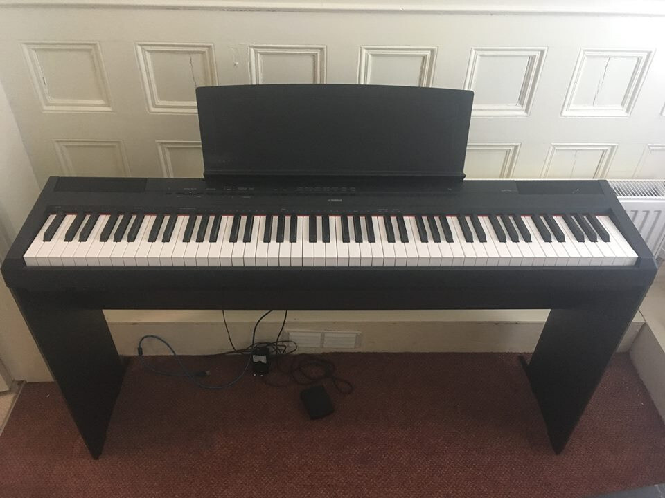 Yamaha P115 Digital Piano with Yamaha L85 stand in Dudley, West