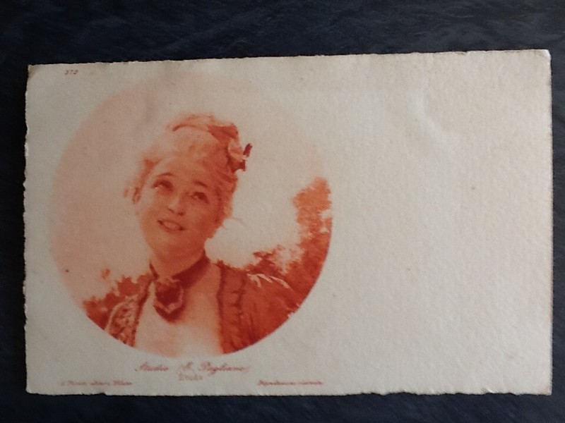 Cp Illustree Fusetti Medaillon Portrait Femme - 14822