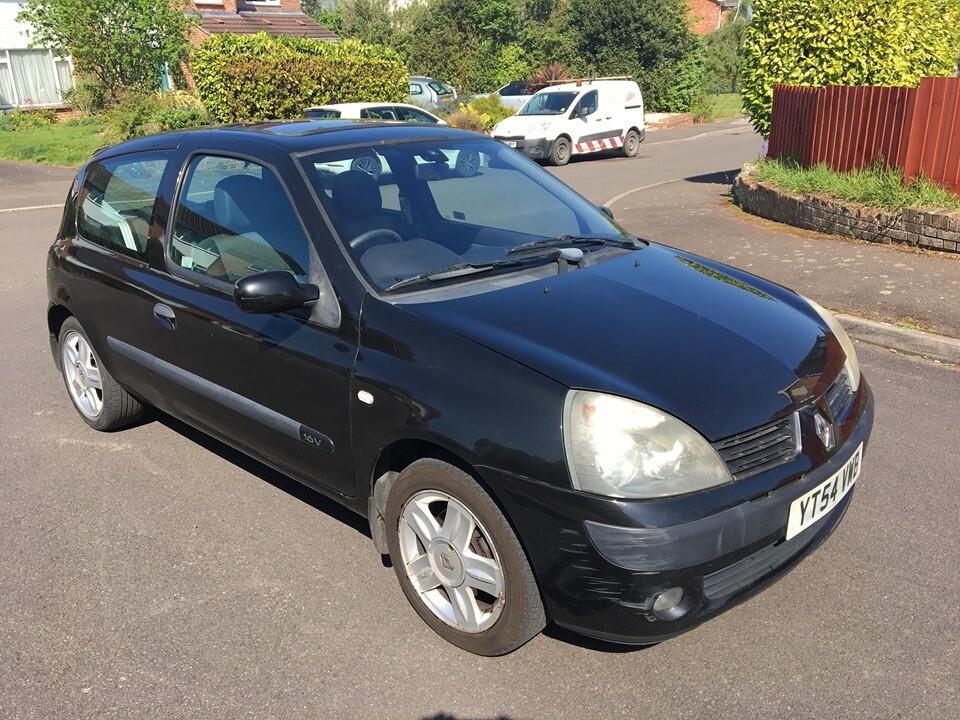 2005 54 Reg Renault Clio 1.2 Dynamique, 3 Door, Manual, Metallic Black