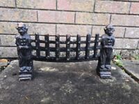Give us an offer Vtg Heavy Cast Iron Fire Front Dutch Boys No 1416 1950s- 60s 
