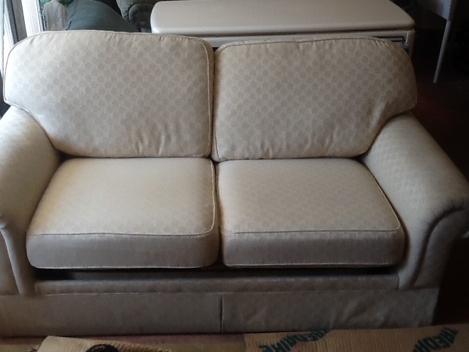 Sofa bed bed settee , good quality marks and Spencer's double bed