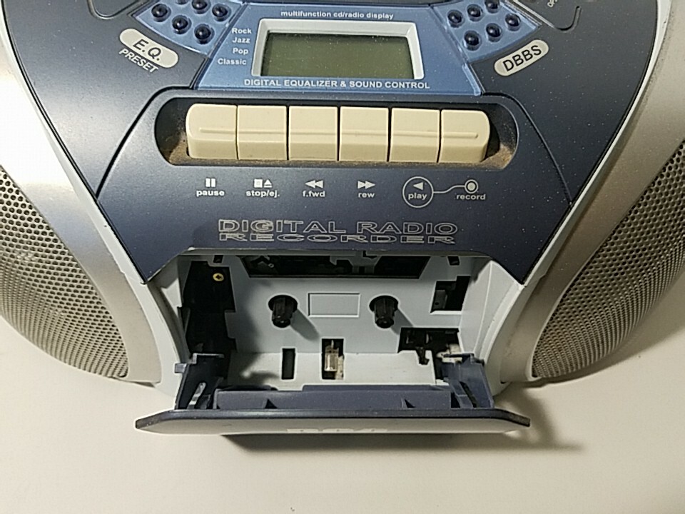 RCA RCD123 CD/Radio/Cassette Portable Boombox