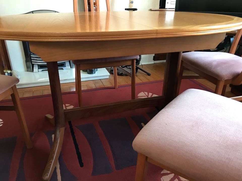 Traditional Parker Knoll Extending Dining Table in Clarkston, Glasgow