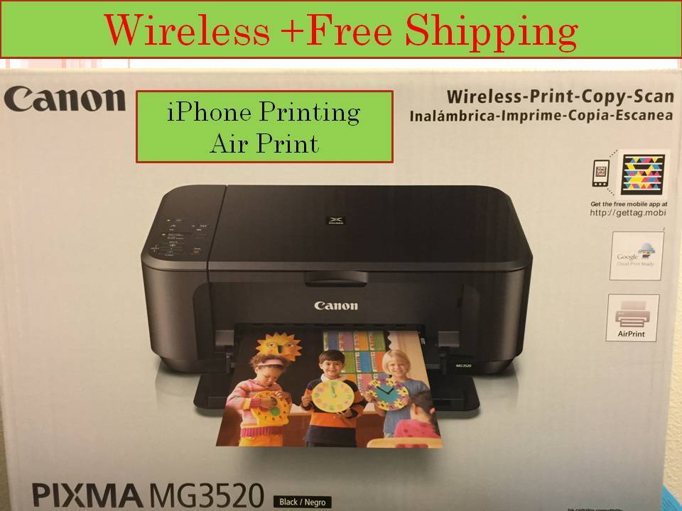 Canon Pixma MG3620/3520 All In One wireless Printer-sealed Airprint-NEW