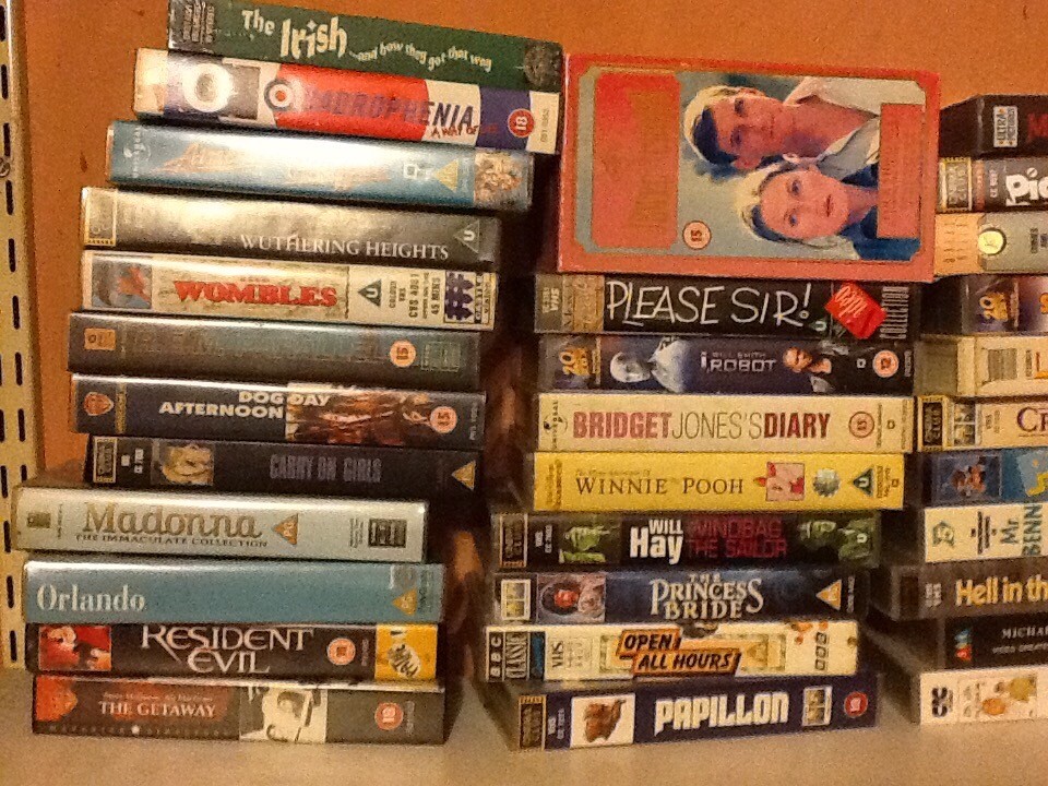 VHS tapes many different titles in Canary Wharf, London Gumtree