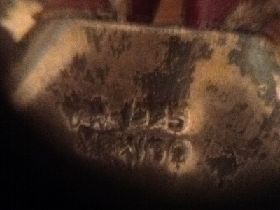 STERLING MEXICO BOLO TIE SILVER AND TURQUOISE STONE MEXICO 925 inventory lot 47