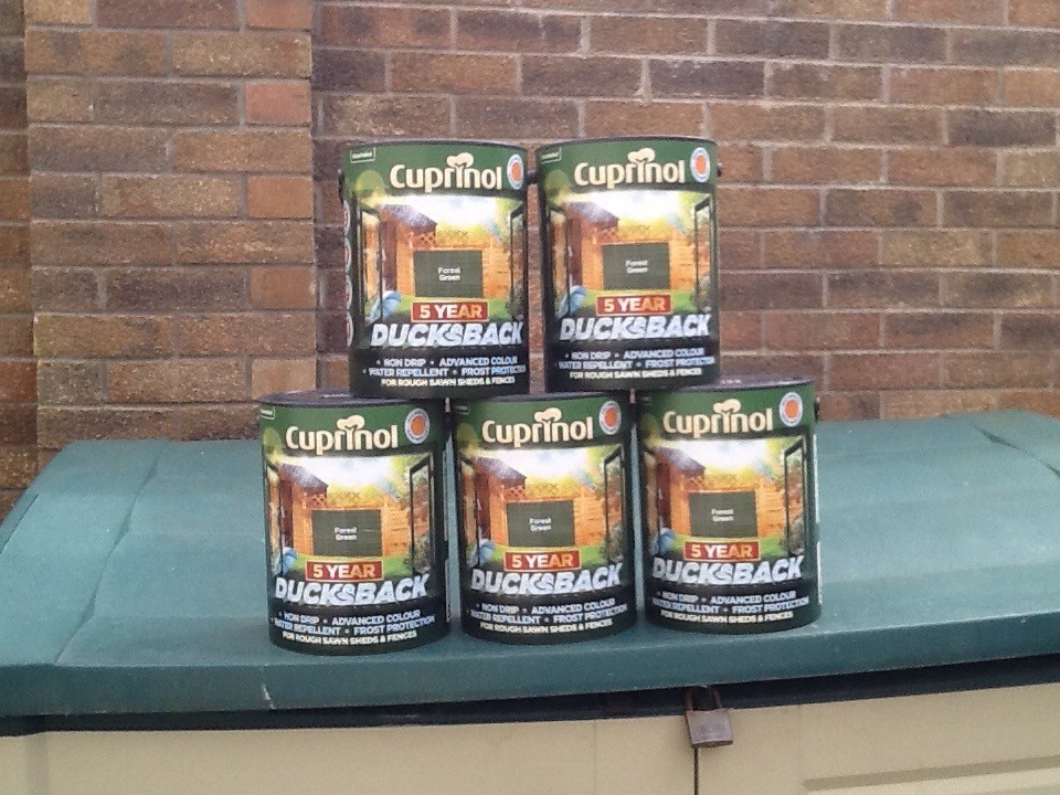 Cuprinol Ducksback Forest Green Fence Paint in Bridgend Gumtree