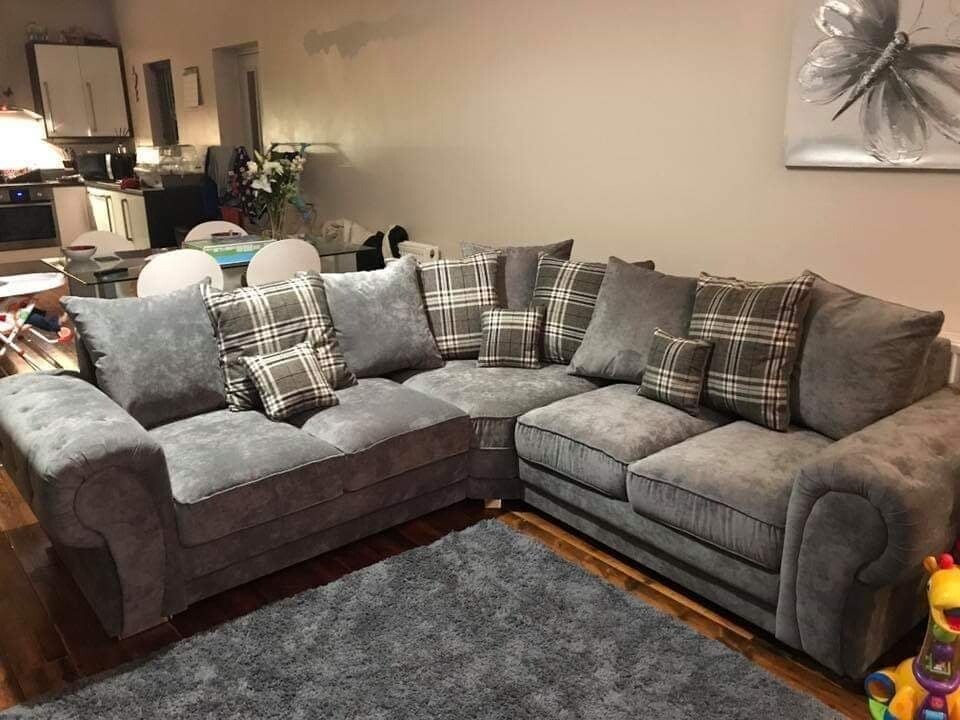 L Shape High Back Corner Verona Sofa Available On Huge Discount in