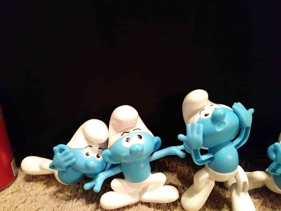 7 Smurf Toys - Rare & Unique ... Free Shipping