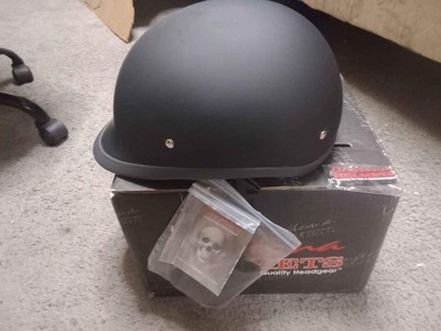 Daytona Helmets Half Shell Hawk Motorcycle Helmet DOT Approved (Small)