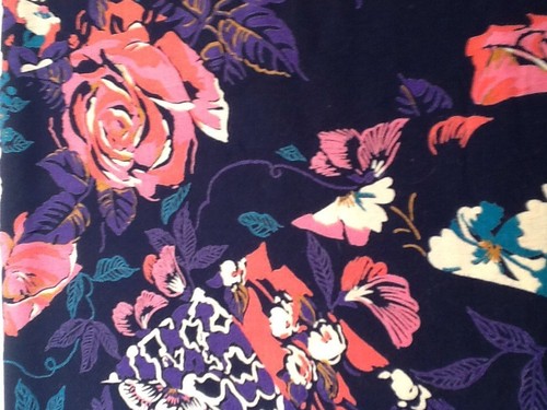 vintage fabric - rayon - precut