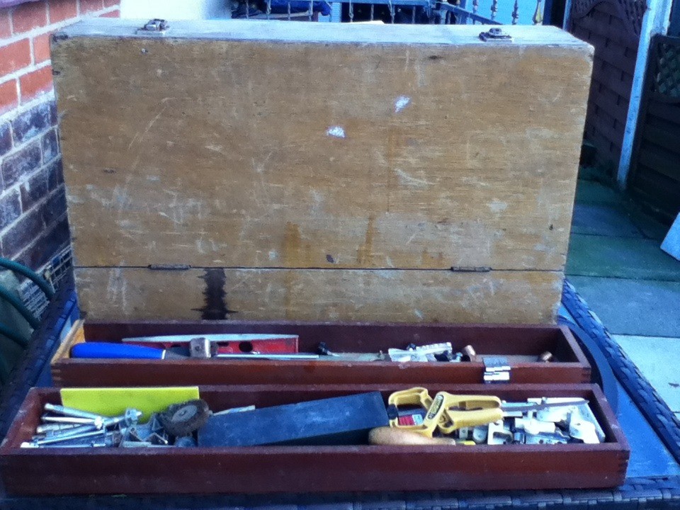 JOINERS TOOL BOX WITH SOME TOOLS in Pudsey, West Yorkshire Gumtree
