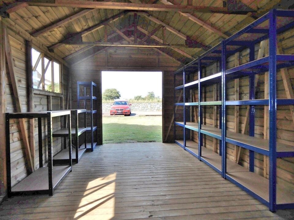 Garage Racking Industrial Shelving Shed Warehouse Steel Metal