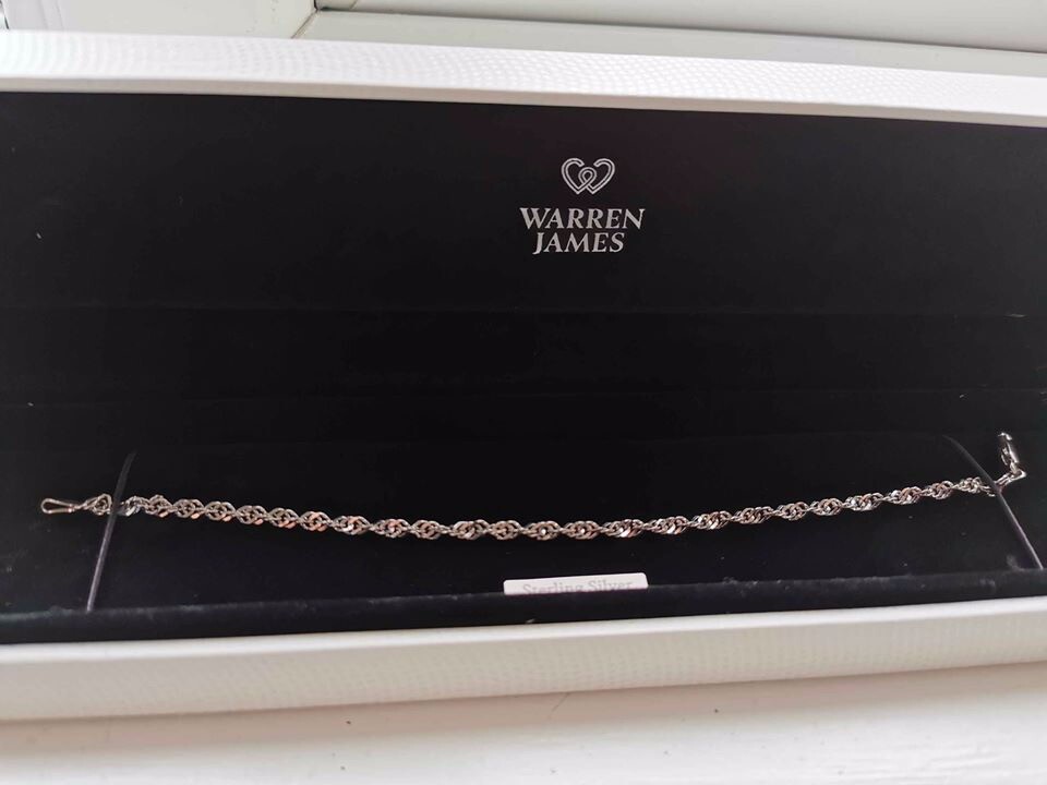 Brand new without tags Warren James Sterling Silver Bracelet in
