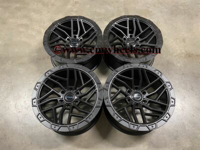 20″ MotionR OR1 1000kg Load Rated CONCAVE Wheels Satin Black Ford Ranger 6X139.7