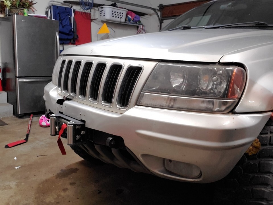 Iron Rock Off Road WJ Winch Mount