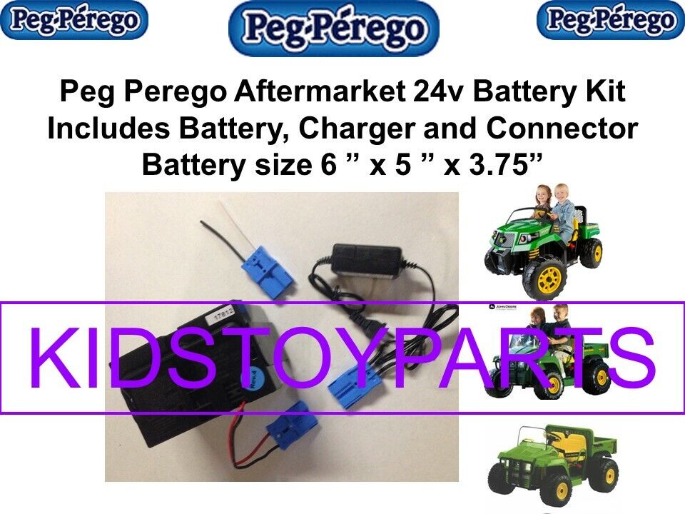 Peg Perego 12v Cars (battery, Charger & Car Plug)