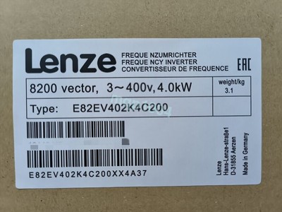 1PC Lenze E82EV402K4C200 E82EV402K_4C200 INVERTER New In Box Expedited Shipping