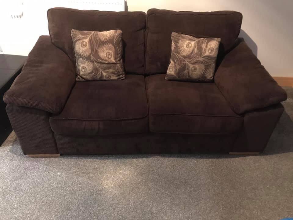 2 x large 2 seater sofas Glasswells in Ipswich, Suffolk Gumtree