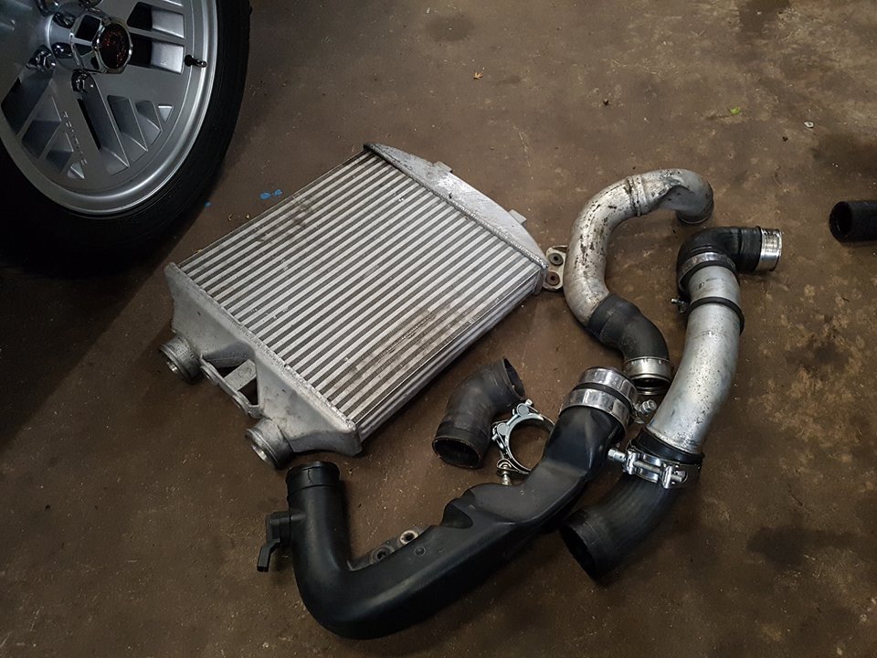 Cupra PD160 TDI OEM FMIC Intercooler and Pipework ( fr