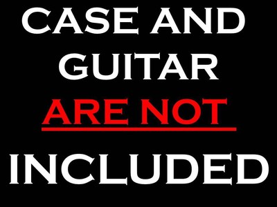 guitar lingerie~black satin guitar shroud *for gibson flying "v"