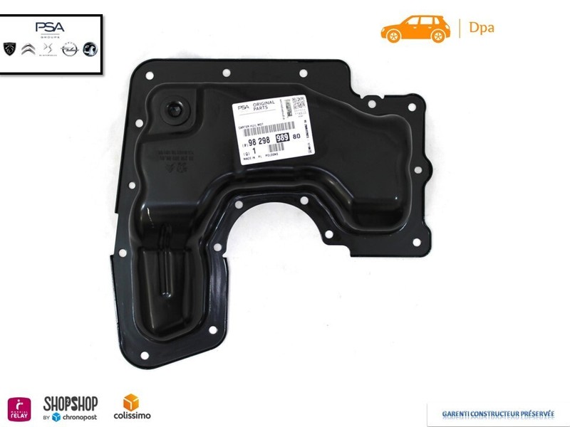 Carter DâHuile Moteur 1.2 Thp Puretech 208 308 3008 C3 C4 Ds3 Corsa F 9829898980