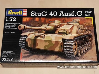 Stug 40 Ausf G WWII German Tank 1/72 Revell Plastic Kit No 03132