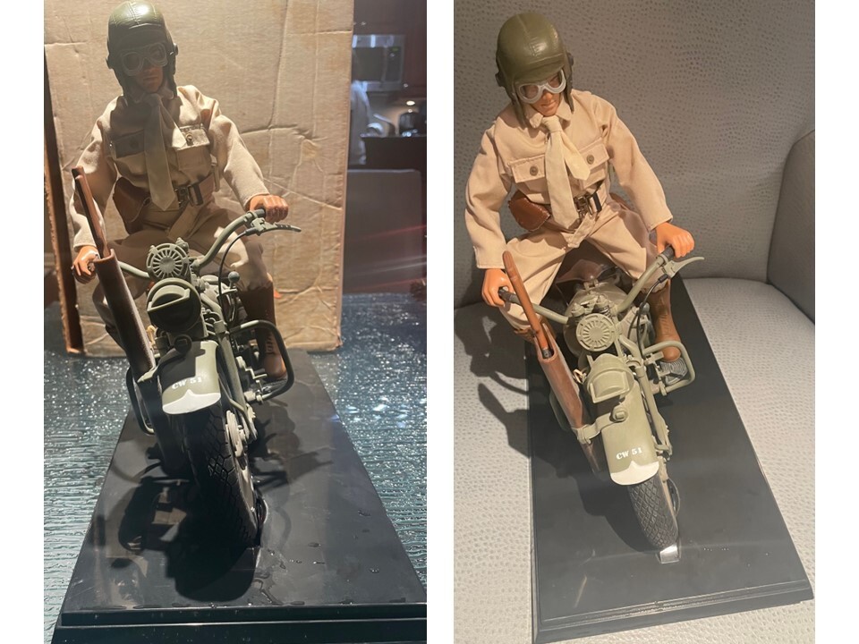 GI Joe on a US Army Harley Davidson by Hasbro Figurine | eBay