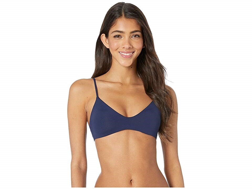 L*Space Women's 248132 Cody Bikini Top Navy Swimwear Size S