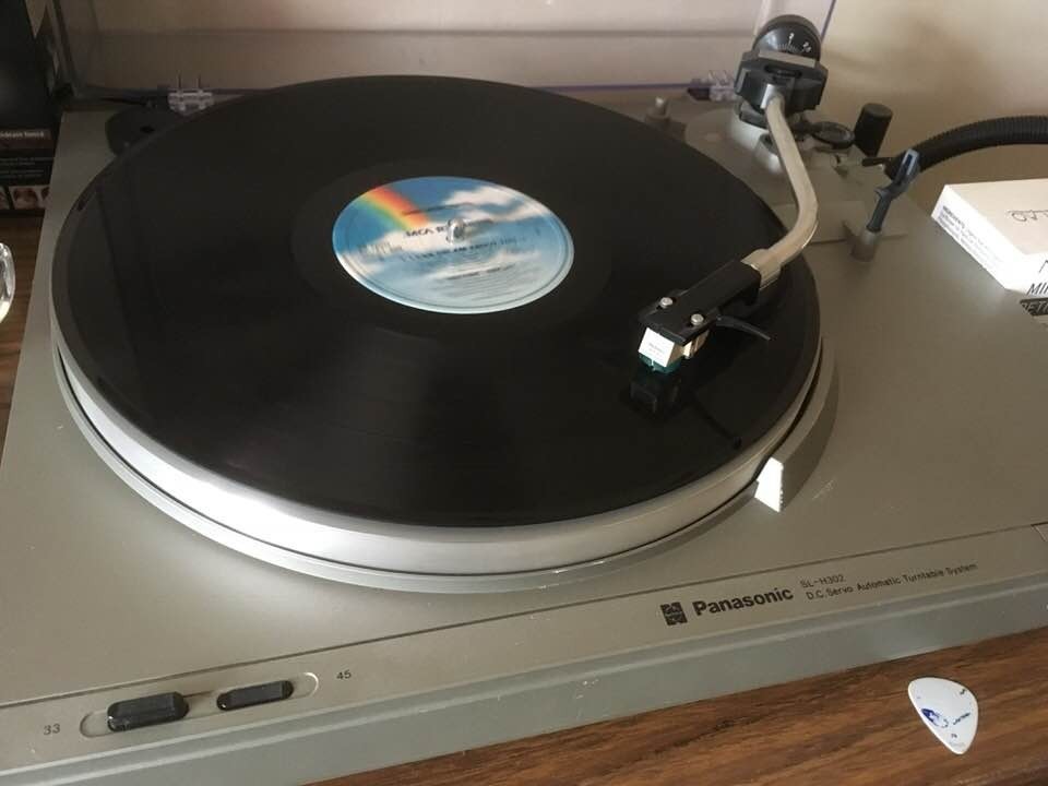 Panasonic vintage turntable with JVC AX2 amp and Pioneer CTF500 cassette deck in Oxford