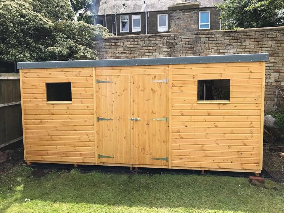 20ft x 10ft pent garden shed in forfar, angus gumtree