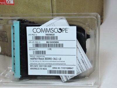 Commscope InstaPatch Module 360DMIS-24LC-LS Aqua . . . (1 to 12 Units Available)