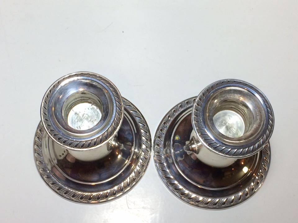 Gorham weighted sterling silver candlestick holders